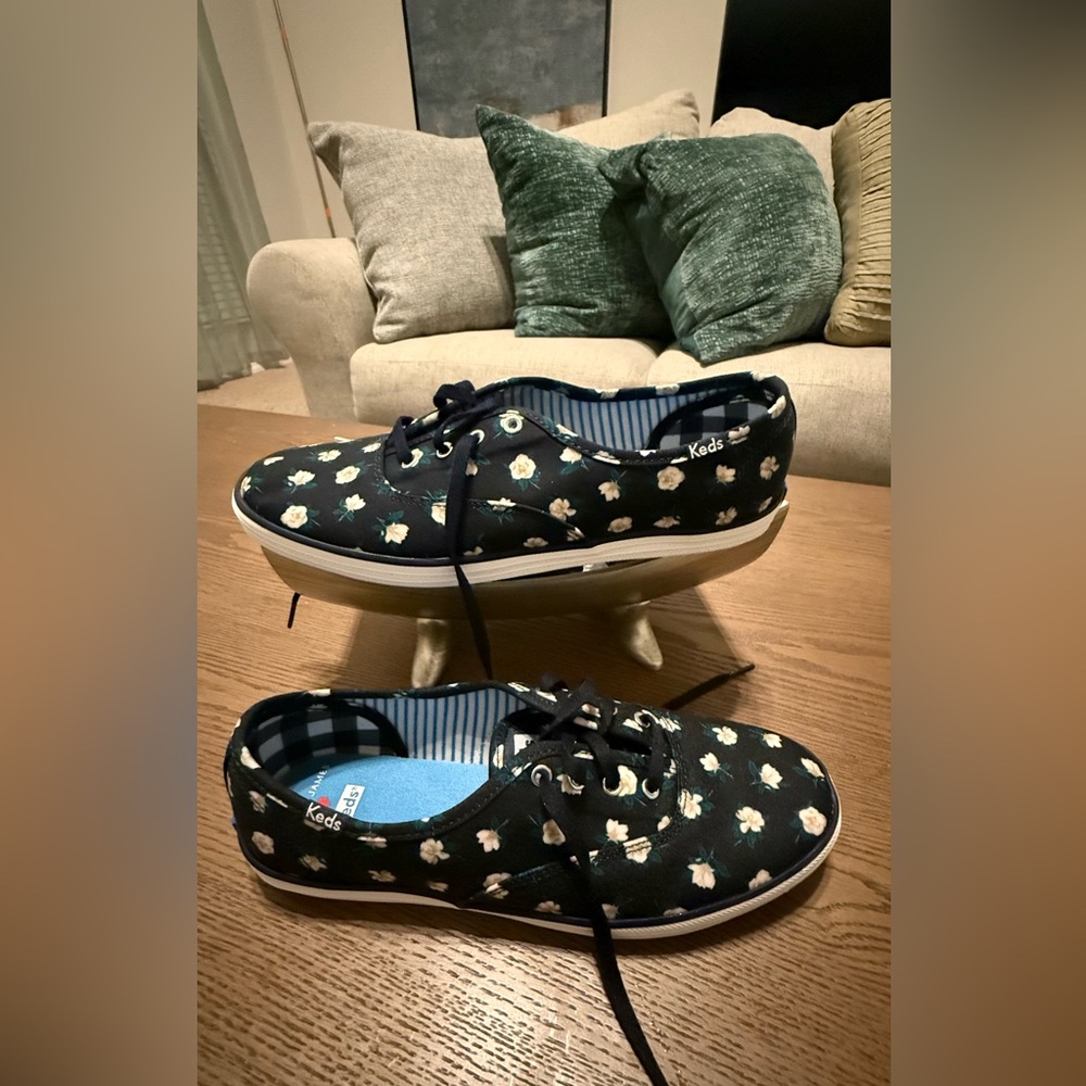Keds Navy Floral Sneakers